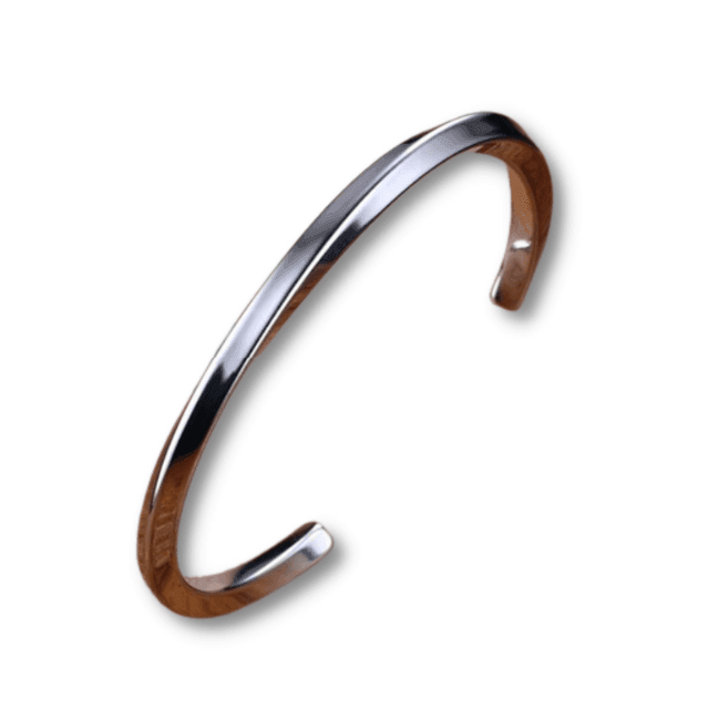 Men's accessories set, Commander style - in stainless steel